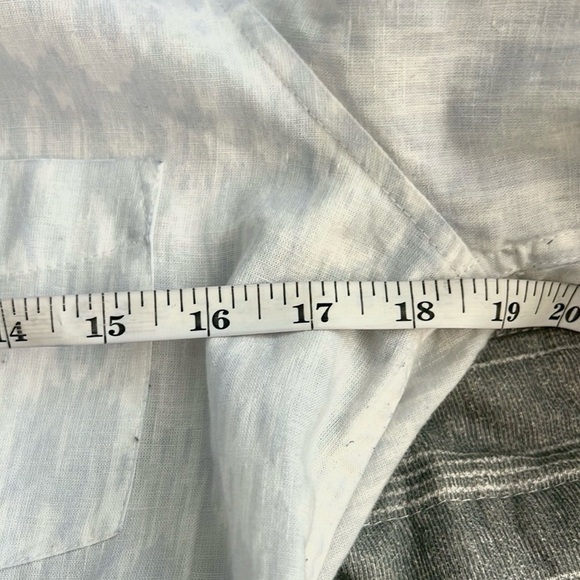 ⭐️Victoria's Secret,Ikat Tie-Dye Boho Romper,Soft Linen & Cotton Blend,Button-Up - Picture 11 of 16